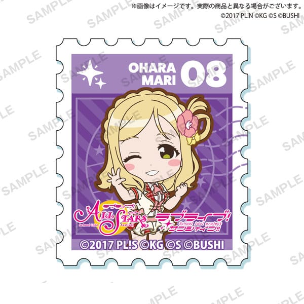 ラブライブ!スクールアイドルフェスティバル ALL STARS アクリルステッカー Aqours 小原鞠莉