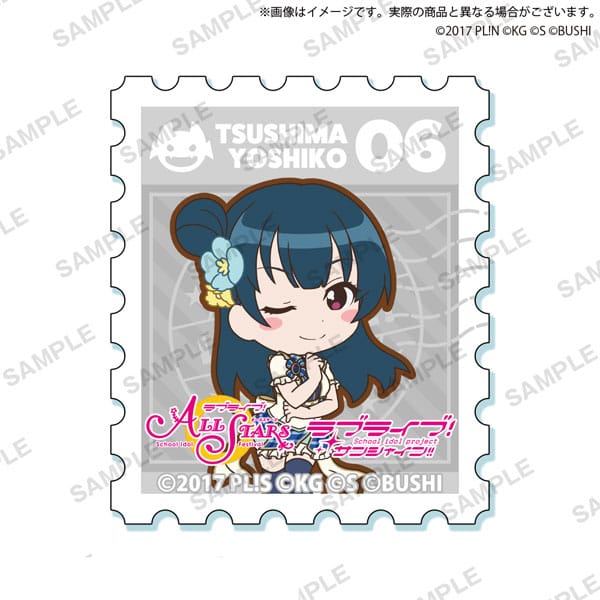 ラブライブ!スクールアイドルフェスティバル ALL STARS アクリルステッカー Aqours 津島善子