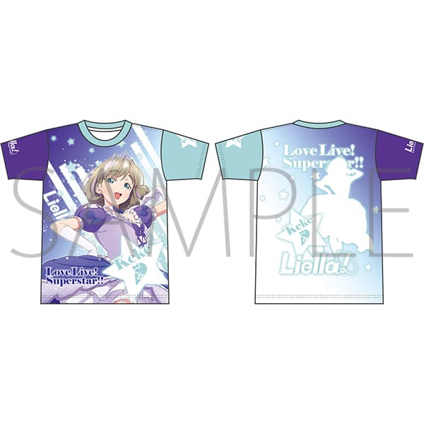 ラブライブ！スーパースター!! フルグラフィックTシャツ 唐可可 ノンフィクション!!