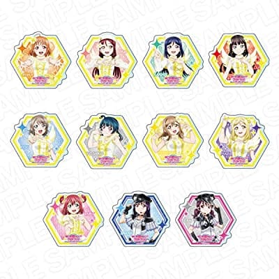 ラブライブ!サンシャイン!! アクリルバッジ Next SPARKLING!!&Believe again ver 11個入りBOX