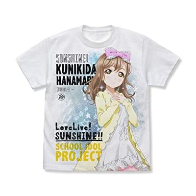 ラブライブ!サンシャイン!! 国木田花丸 フルグラフィックTシャツ パジャマVer./WHITE-XL(再販)