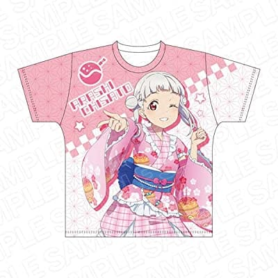 ラブライブ!スーパースター!! フルグラフィックTシャツ 嵐 千砂都 和風ドレス ver