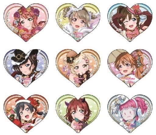 ラブライブ! スクールアイドルフェスティバル ALL STARS ラメアクリルバッジコレクション