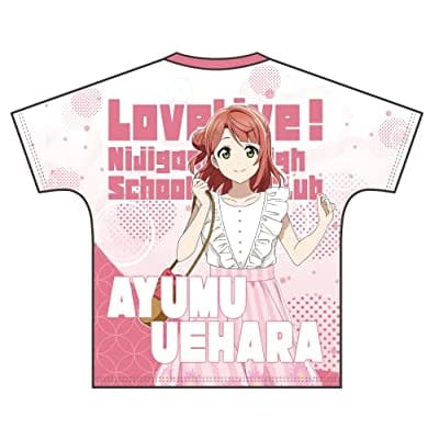 ラブライブ!虹ヶ咲学園スクールアイドル同好会 フルグラフィックTシャツ 夏服 上原 歩夢