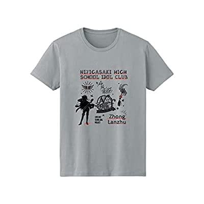 ラブライブ!虹ヶ咲学園スクールアイドル同好会 鐘嵐珠 Ani-Sketch Tシャツ グレー レディースLサイズ