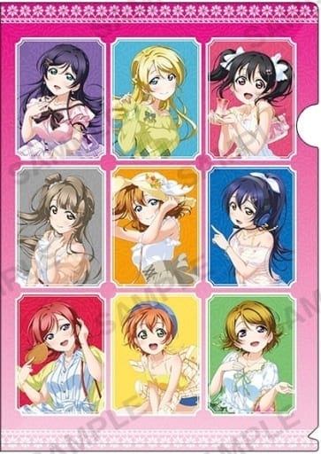 ラブライブ!スクールアイドルフェスティバル μ’s(世界旅行 ver.) A4クリアファイル