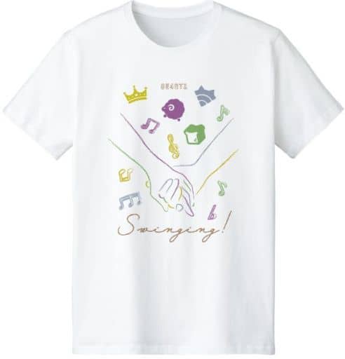 ラブライブ!虹ヶ咲学園スクールアイドル同好会 Swinging! Tシャツ ホワイト メンズLサイズ