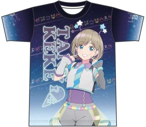 ラブライブ!スーパースター!! フルグラフィックTシャツ 唐 可可