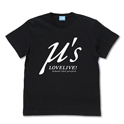 ラブライブ! μ's Tシャツ BLACK-L