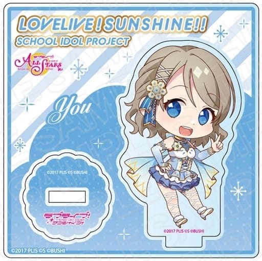 ラブライブ!スクールアイドルフェスティバル ALL STARS ミニアクリルスタンド 渡辺曜 Snow Crystal デフォルメ ver