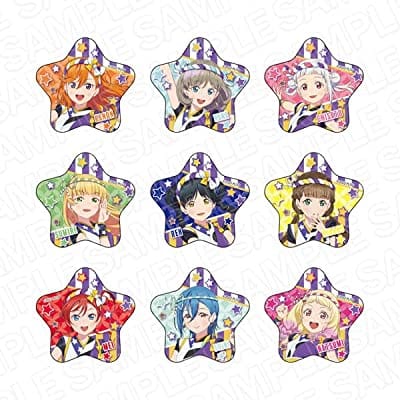 ラブライブ!スーパースター!! 星型カンバッジ Chance Day,Chance Way! ver BOX