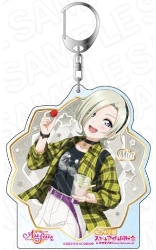 ラブライブ!スクールアイドルフェスティバル ALL STARS デカキーホルダー ミア・テイラー ストロベリー・ドリーム ver