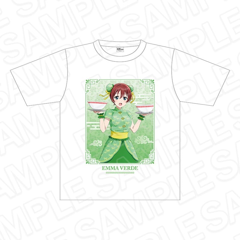 ラブライブ!虹ヶ咲学園スクールアイドル同好会 Tシャツ エマ・ヴェルデ チャイナ服 ver