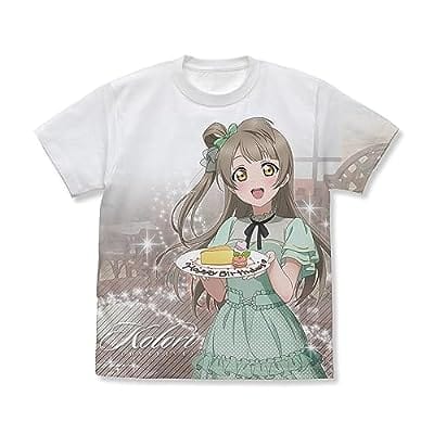 ラブライブ! 描き下ろし 南 ことり フルグラフィック Tシャツ パーティードレス Ver./WHITE-XL