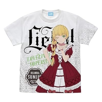 ラブライブ!スーパースター!! 描き下ろし 平安名 すみれ フルグラフィックTシャツ ロリータファッション Ver./WHITE-XL