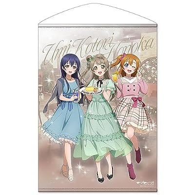 ラブライブ! 描き下ろし ことり&穂乃果&海未 B2タペストリー