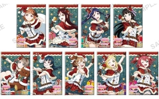 ラブライブ!スクールアイドルフェスティバル しかくい缶バッジコレクション Aqours クリスマスver.