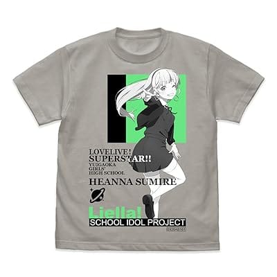 ラブライブ!スーパースター!! 平安名すみれ Tシャツ/LIGHT GRAY-XL