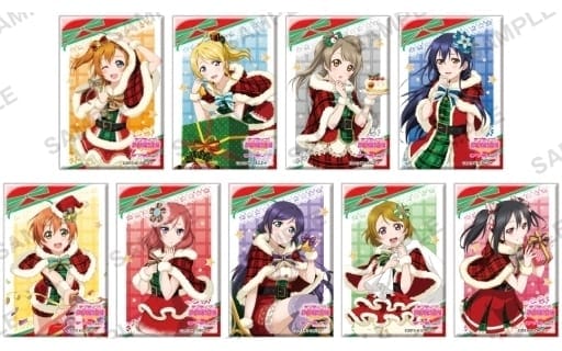 ラブライブ!スクールアイドルフェスティバル しかくい缶バッジコレクション μ's クリスマスver.