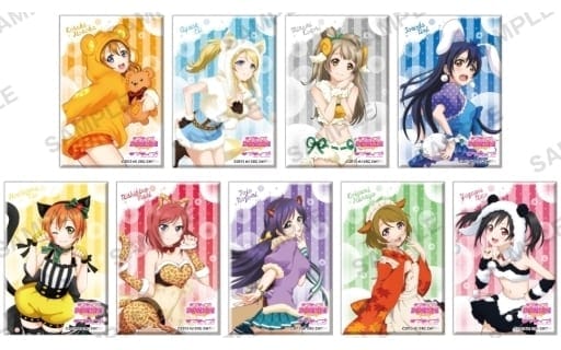 ラブライブ!スクールアイドルフェスティバル しかくい缶バッジコレクション μ’s アニマルver.