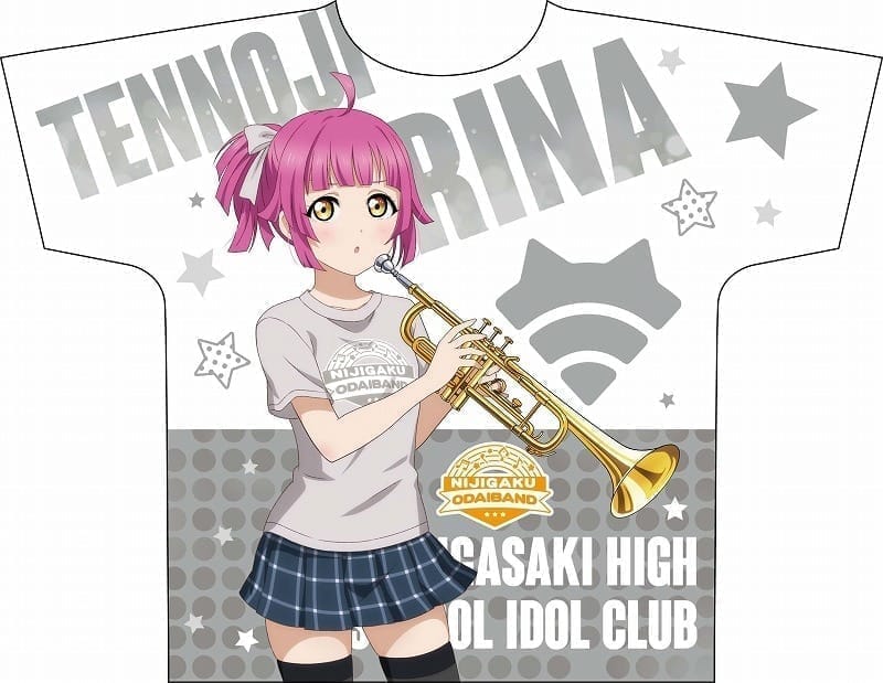 ラブライブ!虹ヶ咲学園スクールアイドル同好会 フルグラフィックTシャツ 天王寺璃奈 ODAIBAND ver【ゲーマーズ限定】