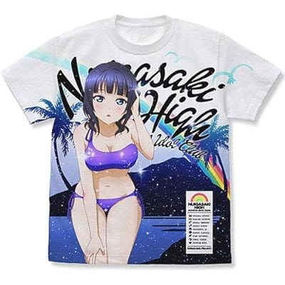 ラブライブ!虹ヶ咲学園スクールアイドル同好会 朝香果林 フルグラフィックTシャツ 水着Ver./WHITE-L