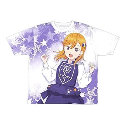 ラブライブ!スーパースター!! 描き下ろし 澁谷かのん 両面フルグラフィックTシャツ『Sing!Shine!Smile!』Ver.-L