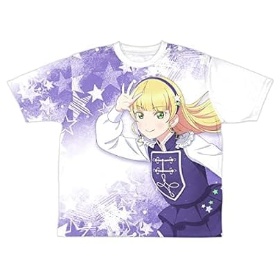 ラブライブ!スーパースター!! 描き下ろし 平安名 すみれ 両面フルグラフィックTシャツ『Sing!Shine!Smile!』Ver.-M