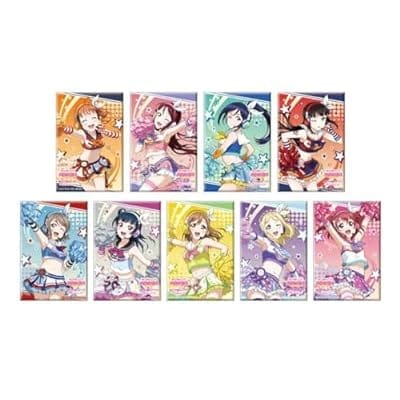 ラブライブ!スクールアイドルフェスティバル しかくい缶バッジコレクション Aqours チアガールver. BOX(全9種)