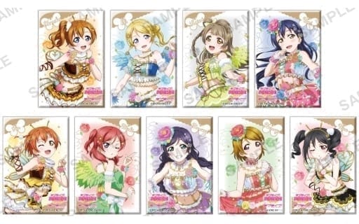 ラブライブ!スクールアイドルフェスティバル しかくい缶バッジコレクション μ’s 春の訪れver.