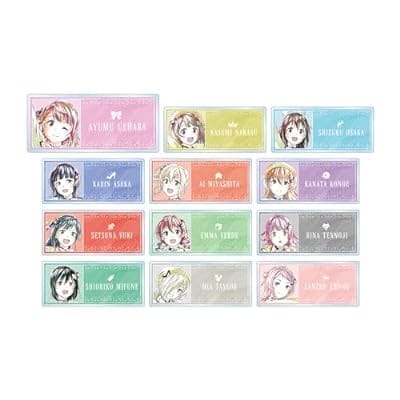 ラブライブ!虹ヶ咲学園スクールアイドル同好会 トレーディング Ani-Art アクリルネームプレート(1BOX)