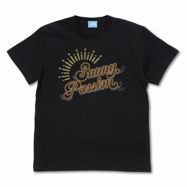 ラブライブ!スーパースター!! Sunny Passion ネオンサインロゴ Tシャツ/BLACK-S