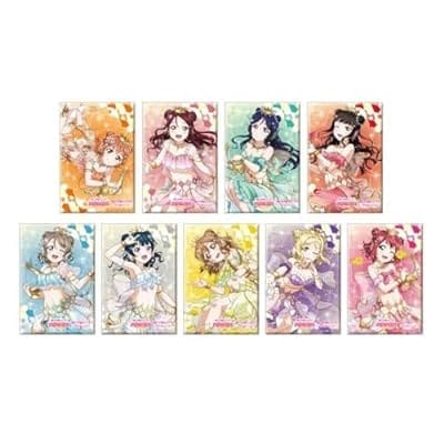 ラブライブ!スクールアイドルフェスティバル しかくい缶バッジコレクション Aqours マーメイドver. 9個入り1BOX