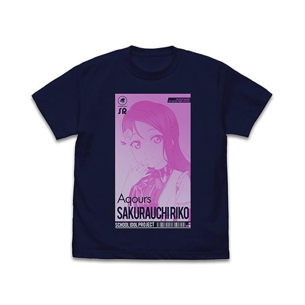 ラブライブ!サンシャイン!! 桜内梨子 Tシャツ ALL STARS Ver./NAVY-L