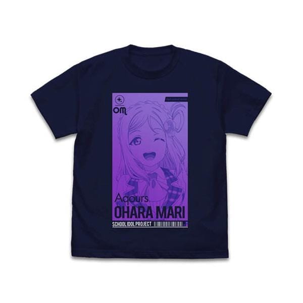 ラブライブ!サンシャイン!! 小原鞠莉 Tシャツ ALL STARS Ver./NAVY-M