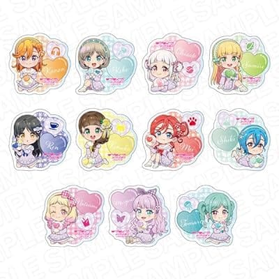 ラブライブ!スーパースター!! アクリルバッジ ホワイトデー2024 デフォルメ ver(1BOX)