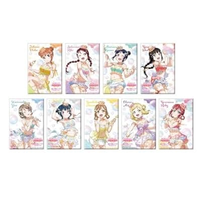 ラブライブ!スクールアイドルフェスティバル しかくい缶バッジコレクション Aqours シャボン玉ver.