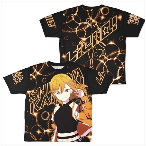 ラブライブ!スーパースター!! 描き下ろし 澁谷 かのん 両面フルグラフィックTシャツ/XL