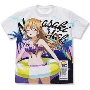 ラブライブ!虹ヶ咲学園スクールアイドル同好会 近江彼方 フルグラフィックTシャツ 水着Ver./WHITE-M :ラブライブ！