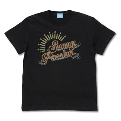 ラブライブ!スーパースター!! Sunny Passion ネオンサインロゴ Tシャツ/BLACK-M