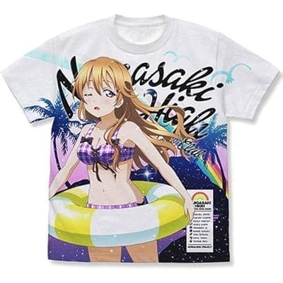 ラブライブ!虹ヶ咲学園スクールアイドル同好会 近江彼方 フルグラフィックTシャツ 水着Ver./WHITE-XL