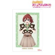 ラブライブ!虹ヶ咲学園スクールアイドル同好会 東武動物公園コラボ 描き下ろし エマ・ヴェルデ サファリルックver. A3マット加工ポスター>