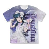 ラブライブ!サンシャイン!! 描き下ろし 津島善子 フルグラフィックTシャツ ソロコンサートver./WHITE-L