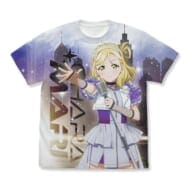 ラブライブ!サンシャイン!! 描き下ろし 小原鞠莉 フルグラフィックTシャツ ソロコンサートver./WHITE-M>