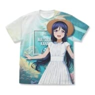 ラブライブ!サンシャイン!! 描き下ろし 松浦果南 フルグラフィックTシャツ ソロコンサートver./WHITE-S