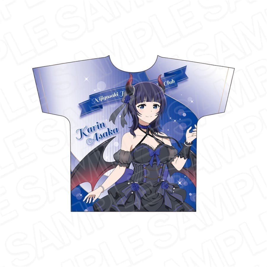 ラブライブ!虹ヶ咲学園スクールアイドル同好会 フルグラフィックTシャツ 朝香果林 天使と悪魔 ver.