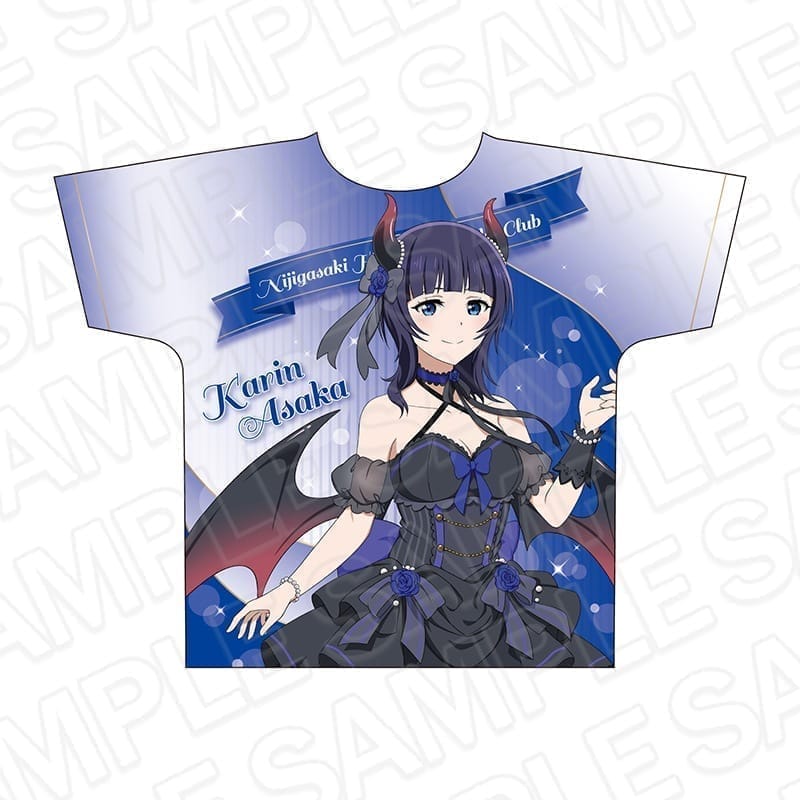 ラブライブ!虹ヶ咲学園スクールアイドル同好会 フルグラフィックTシャツ 朝香果林 天使と悪魔 ver