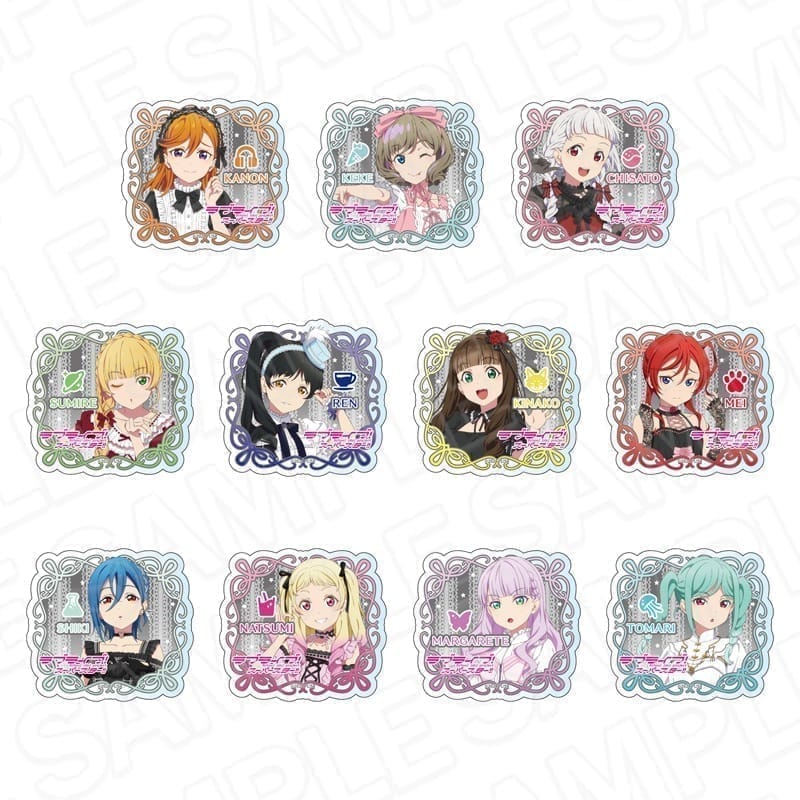 ラブライブ!スーパースター!! アクリルバッジ ロリータファッション ver 11個入り1BOX