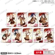 ラブライブ!スクールアイドルフェスティバル しかくい缶バッジコレクション Aqours バレンタイン編Part2 ver. 9個入り1BOX