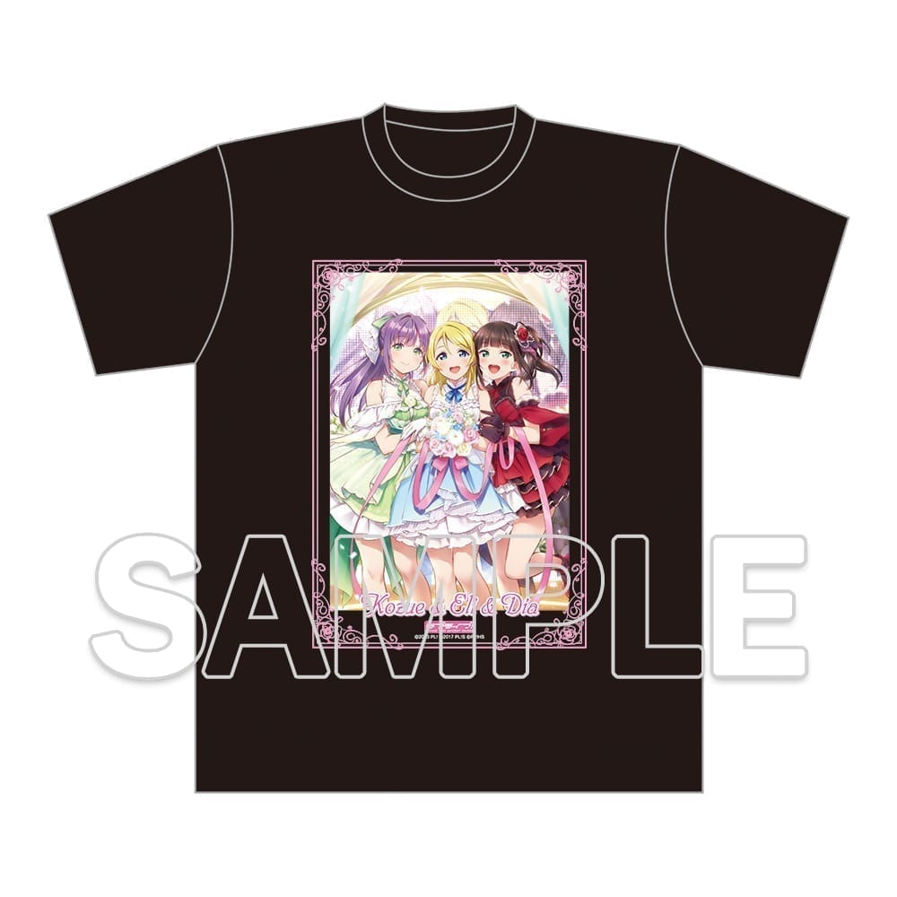 LoveLive!Days5周年記念 ラブライブ!シリーズ アニバーサリーTシャツ ～絵里&ダイヤ&梢～